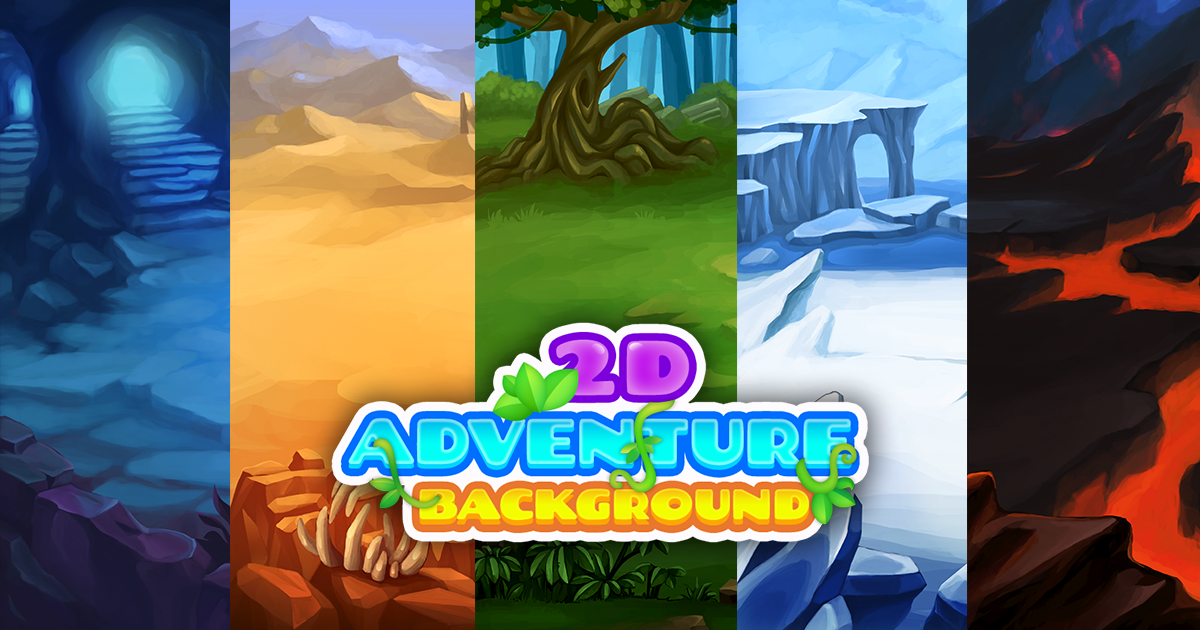 VIASS Background Adventure 2D | 2D Textures & Materials | Unity Asset Store