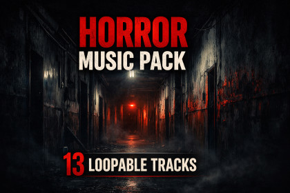 Survival Horror Atmospheres – Loopable Game Music Pack (13 Tracks)