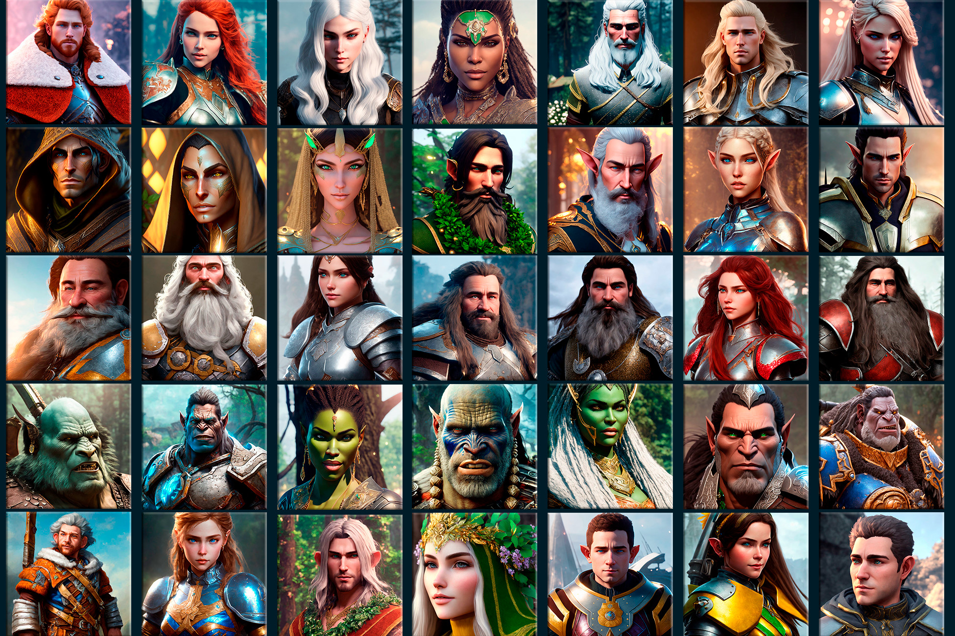 1000+ Character Avatar Icons Pack | 2D アイコン | Unity Asset Store