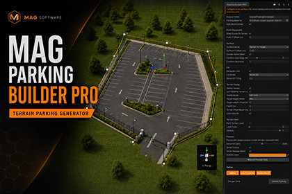 MAG Parking Builder PRO - Terrain Parking Generator