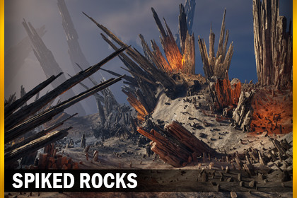 Spiked rocks