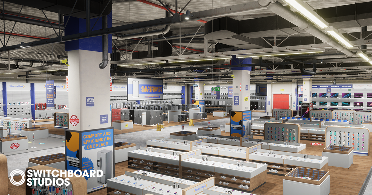 Electronics Mega Store Modular Environment