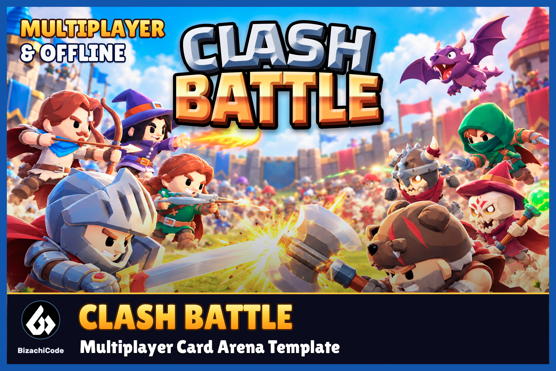 Clash Battle - Multiplayer Card Arena Template