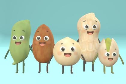 Nutty Poco Buddies - 5 Cute Bean & Nut Characters