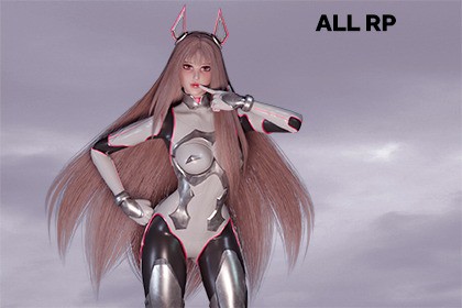 Stellar Aerith - Anime Sci-fi Girl