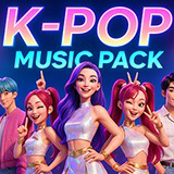 K-POP Game BGM Pack – 30 Authentic Tracks (Boy & Girl Groups)