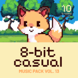 8-Bit Casual XIII - Game Music Pack - Chiptune, 8-Bit, Casual, Pixel, VGM, BGM