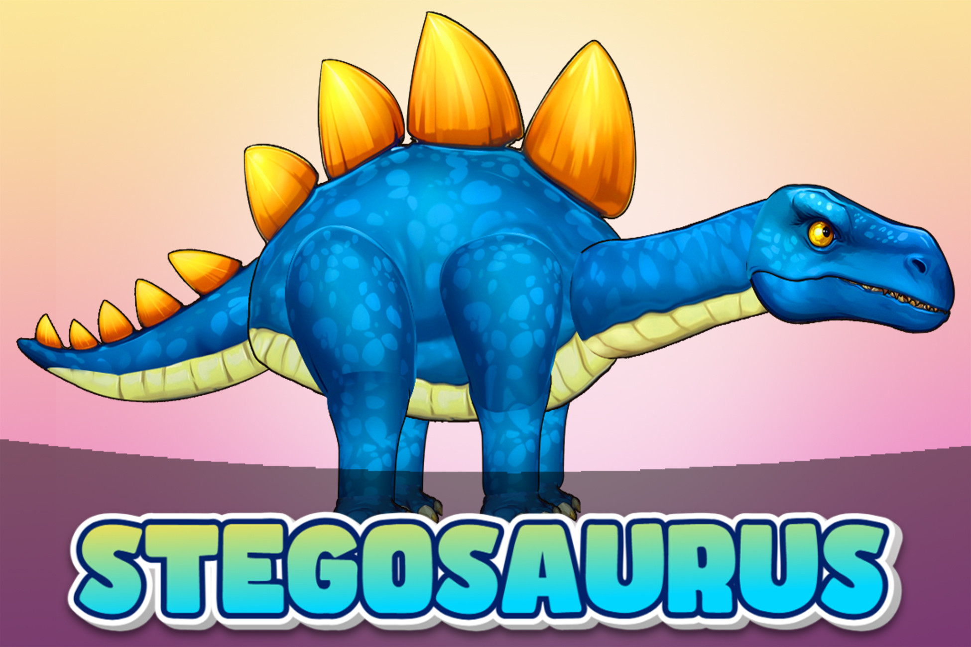 The Stegosaurus 2D Animated Character (Spriter) | 2D Characters | Unity ...