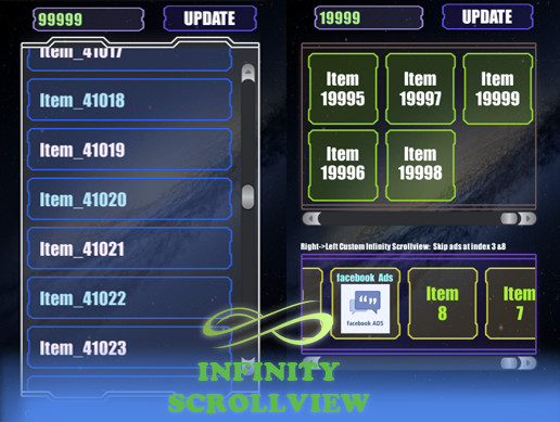 Infinity Gui Infinity Scrollview for UGUI | GUI 工具 | Unity Asset Store