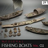 Medieval Fishing Boats Pack Vol. 2 – Fishing Tools & Traps