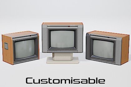 80s TVs Vol.10 Tabletop Consoles