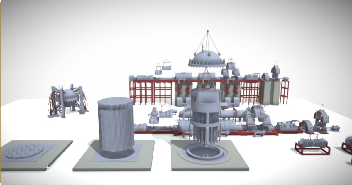 Low Nuclear power plant | 3D Electronics | Unity Asset Store