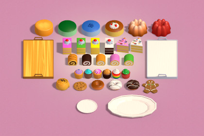 Low Poly Bakery Pack