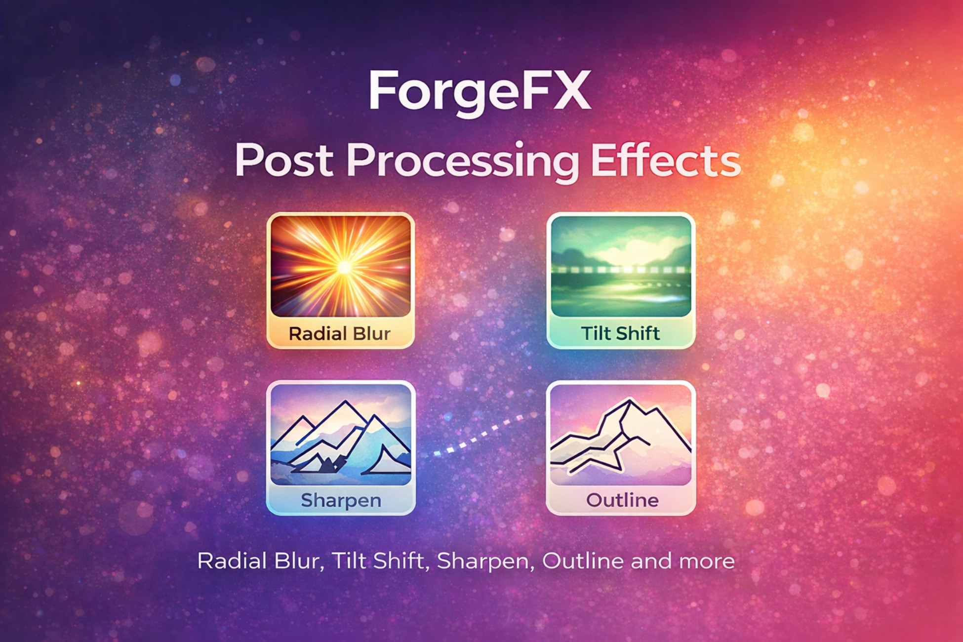 Render Post Processing Unity ForgeFX - Post Processing Effects | Fullscreen & Camera Effects | Unity ...
