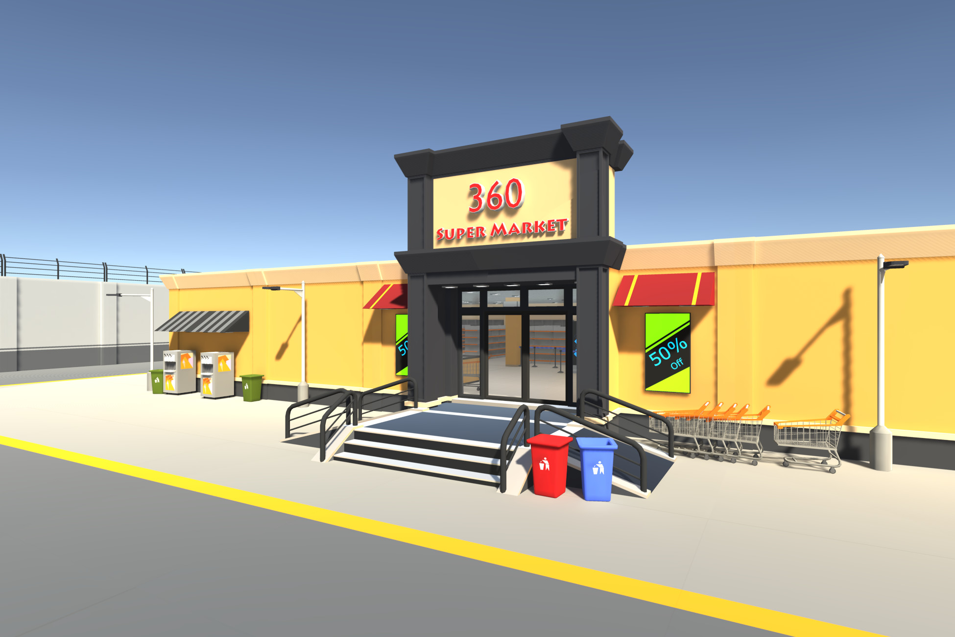 360 Supermarket | 3D Urban | Unity Asset Store