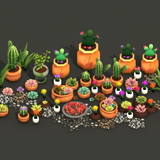 Nature Necessities - Stylized Succulents