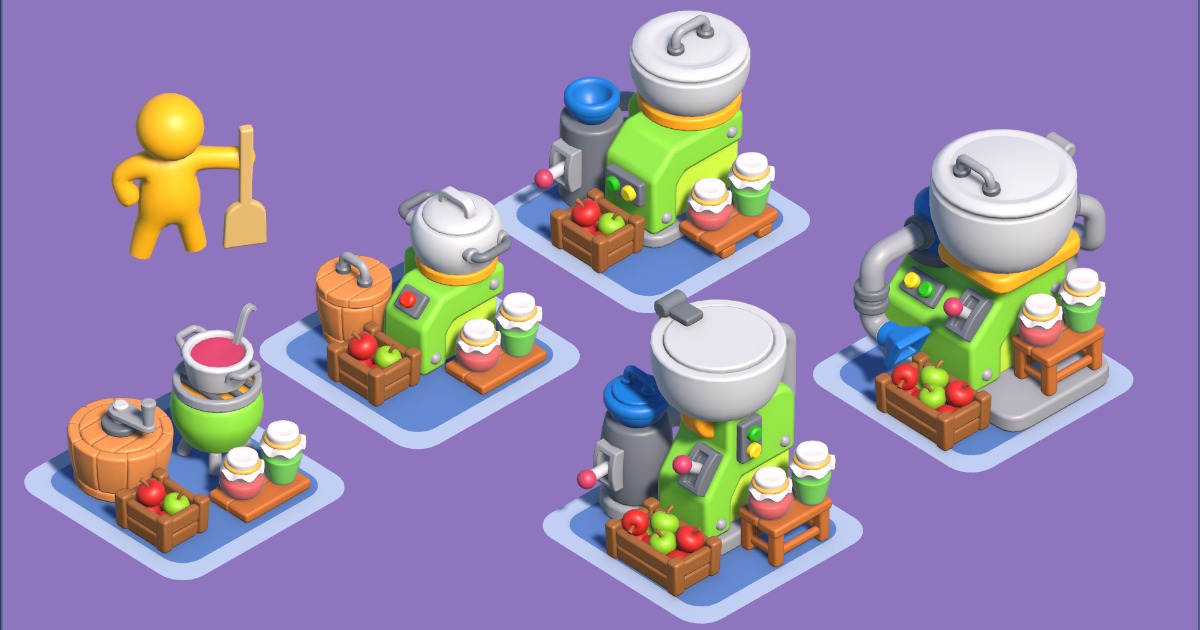 Production Machines | 3D Props | Unity Asset Store
