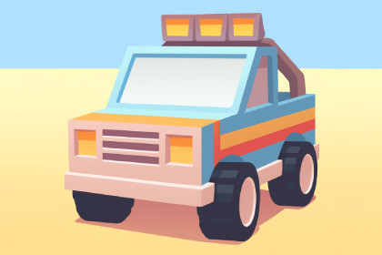 Stylized Car Controller (Mobile & PC & Gamepad)