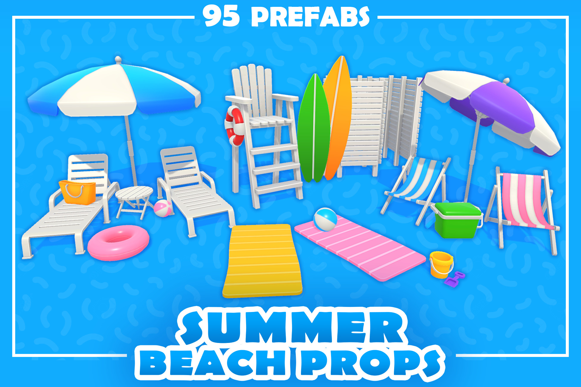 Summer - Beach Props | 3D Props | Unity Asset Store
