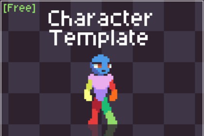 2D Pixel Art Character Template - Platformer & Metroidvania