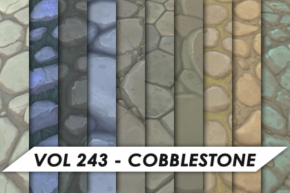 Stylized Textures - Vol 243 - Cobblestone