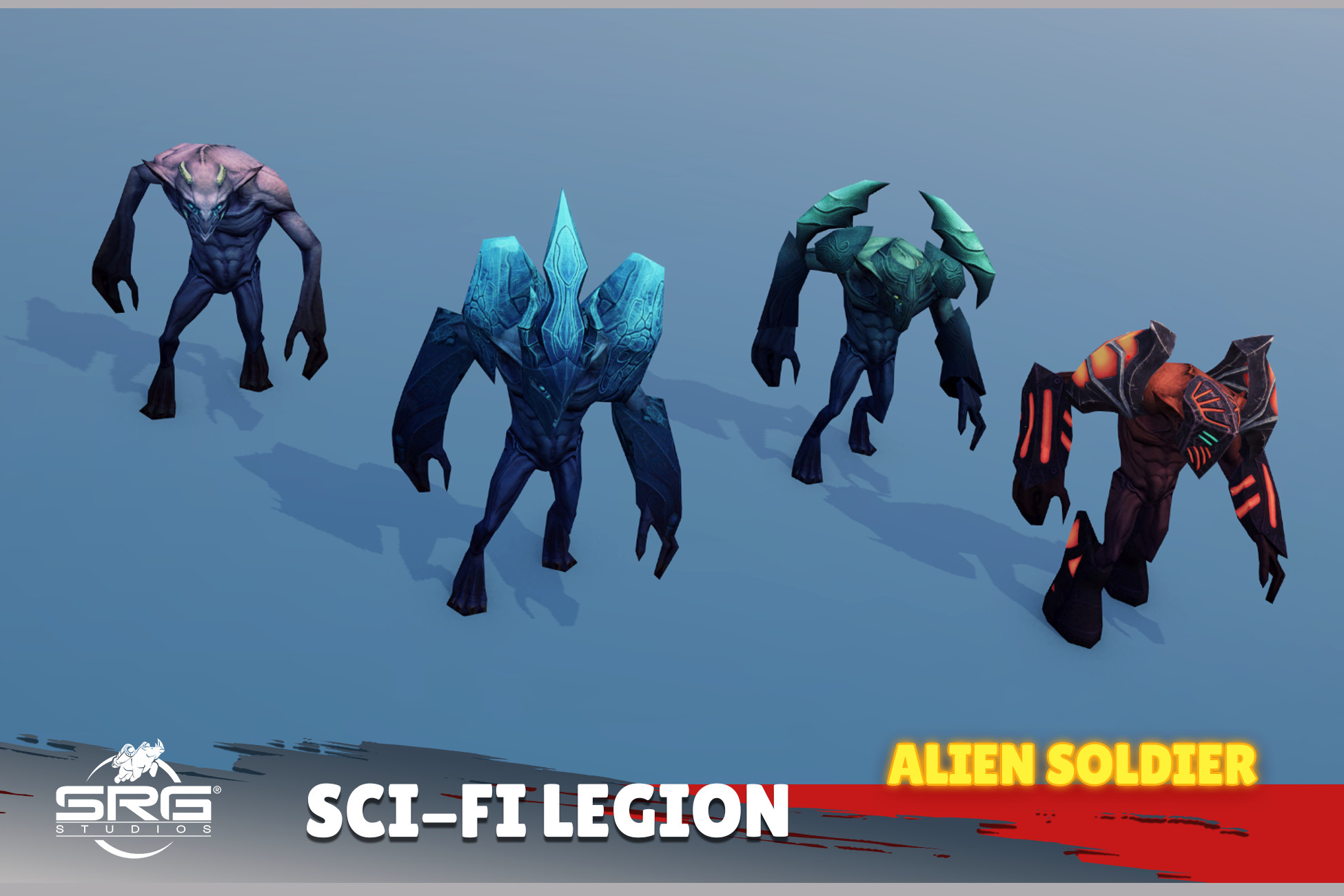 Sci-Fi Legion - Alien Soldier | 3D Characters | Unity Asset Store