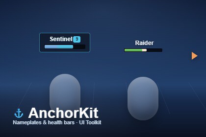 AnchorKit — Nameplates & world-anchored HUD for UI Toolkit