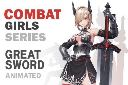 CombatGirls_GreatSwordCharacterPack