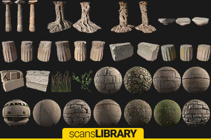 Ancient Roman City Scans