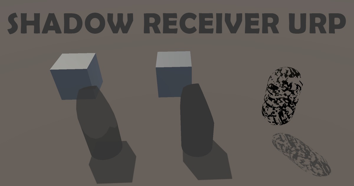 Shadow Receiver URP (AR/MR Directional & Additional Light Shadows ...