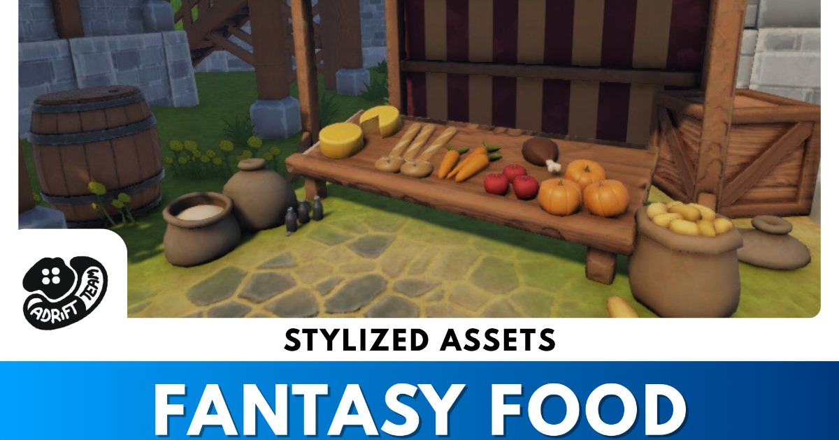 Stylized Food Fantasy Pack | 3D Food | Unity Asset Store