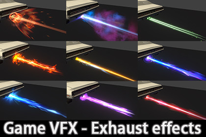 Game VFX - Exhaust jet effect
