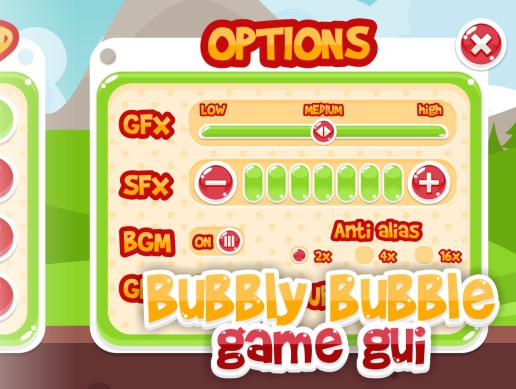 Bubbly Bubble - Game GUI | 2D Icons | Unity Asset Store