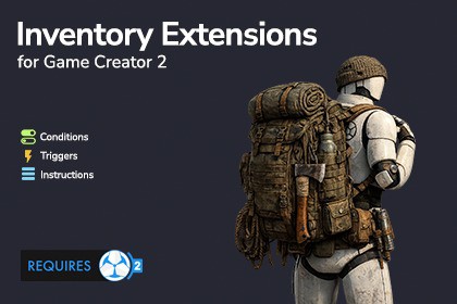 Inventory Extensions for Game Creator 2