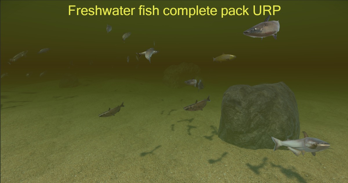 Freshwater fish complete pack URP | Characters | Unity Asset Store