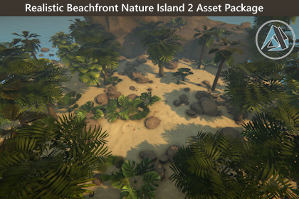 Realistic Beachfront Nature Island 2 Asset Package