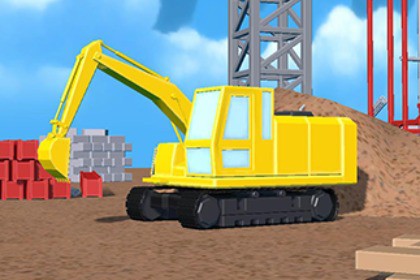 MAR-Low Poly Excavator