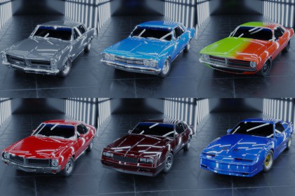 60s, 70s and 80s Variant Car Bundle #6 (6 Cars)
