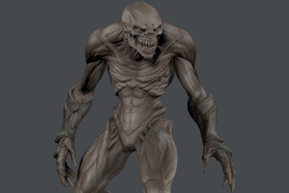 Alien Leaper Creature – Sci-Fi Enemy (Rigged, Game Ready)