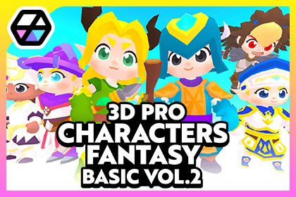 3D Characters Pro - Fantasy Basic Vol.2