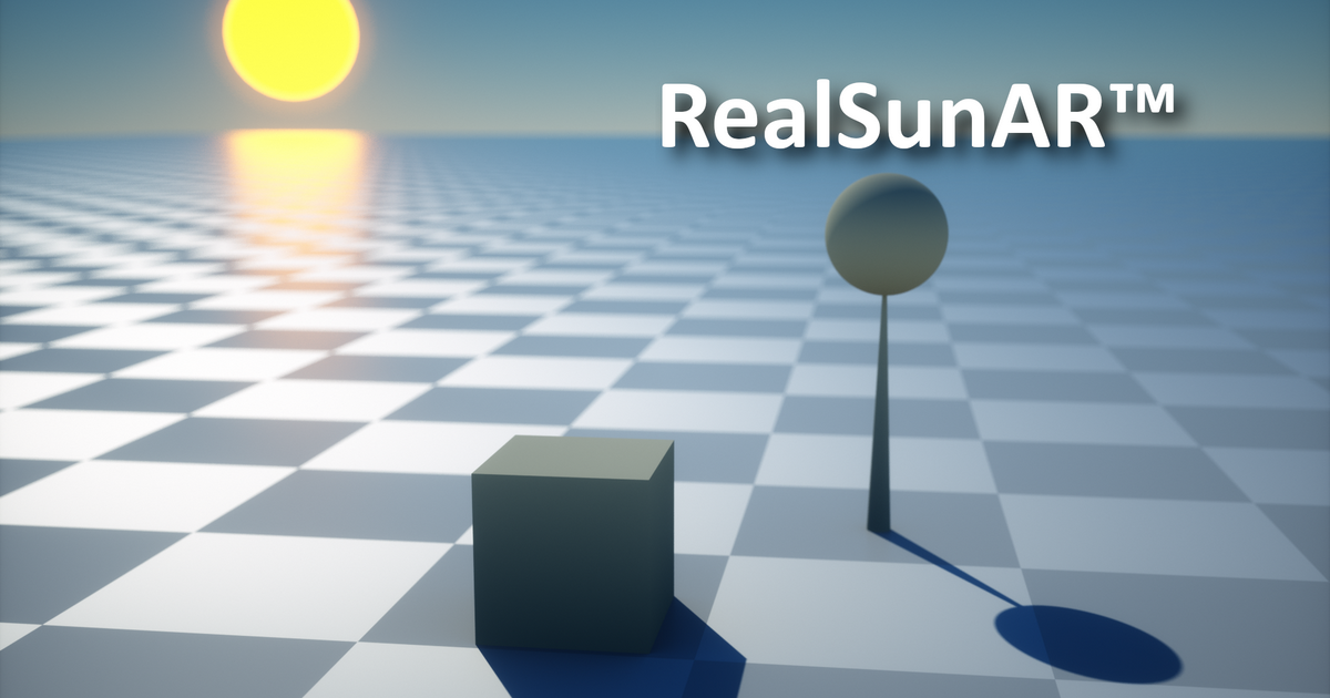 Unity Cloud Engine Sun RealSunAR - Sun and shadows that match the real Sun | 기능 통합 | Unity ...