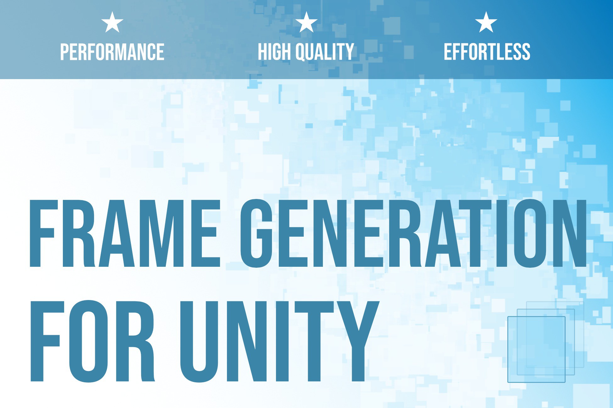 XeSS 3 - Frame Generation for Unity