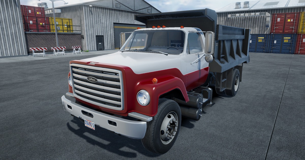 80s generic dump truck | 3D Vehicles | Unity Asset Store