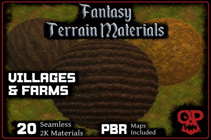 Fantasy Terrain Materials | Villages & Farms