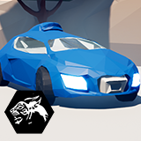 Exotic Roadster - Low Poly