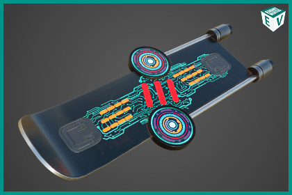 Sci Fi Hoverboard 9 URP HDRP Textures