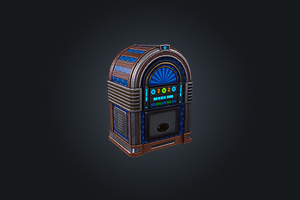 Jukebox V2 - Vintage Music | Game Ready PBR | Built-In & URP Compatible