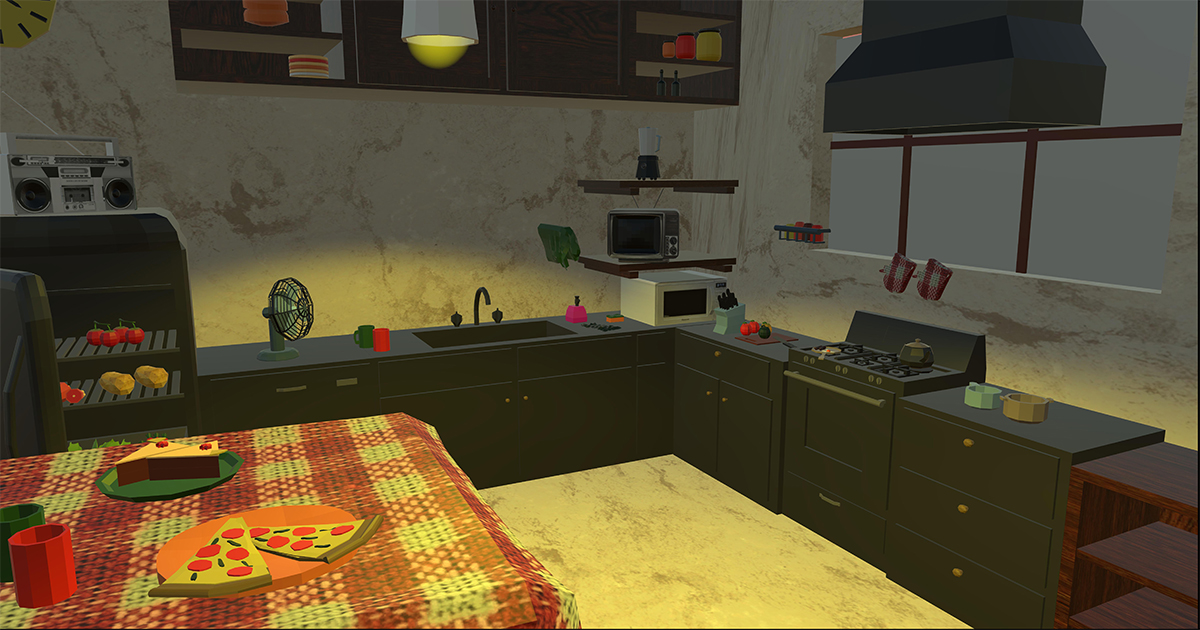 Kitchen furniture - Low-poly | 3D Environments | Unity Asset Store