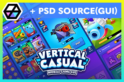 GUI - Vertical Casual(+PSD)