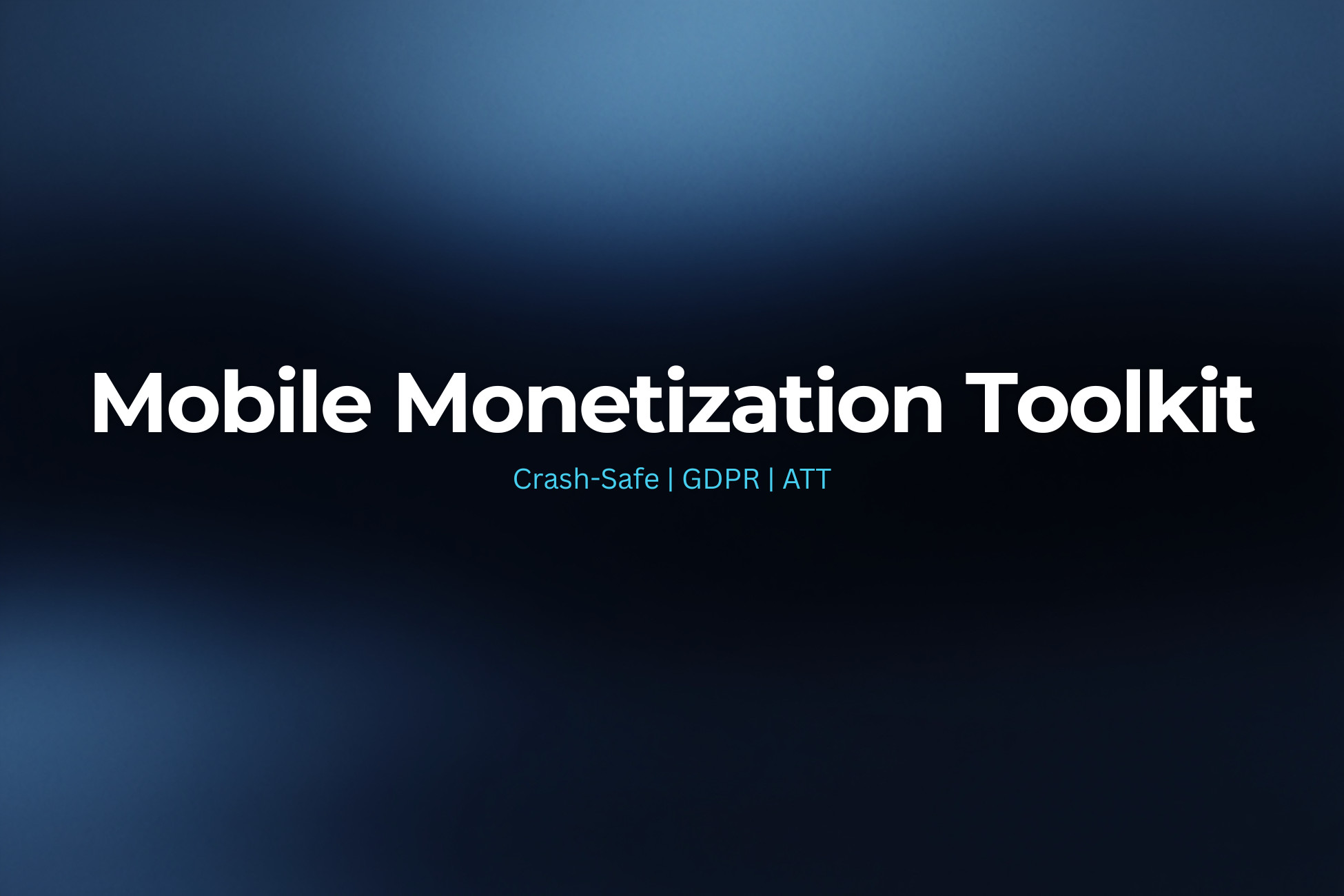 MMT — Crash-Safe GDPR + ATT + Mobile Ads Integration | Integration ...